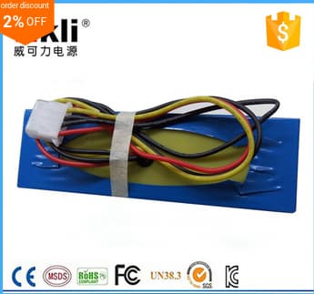 Rechargeable 9_6V 120Ah LiFePO4 battery pack for solar power